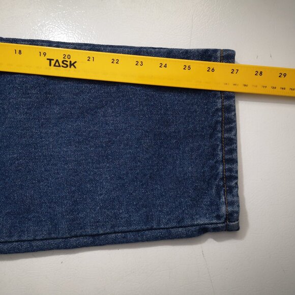 L.L. Bean Ladies Size 6P Flannel Lined Double L Relaxed Fit Medium Wash Jeans - Picture 14 of 14